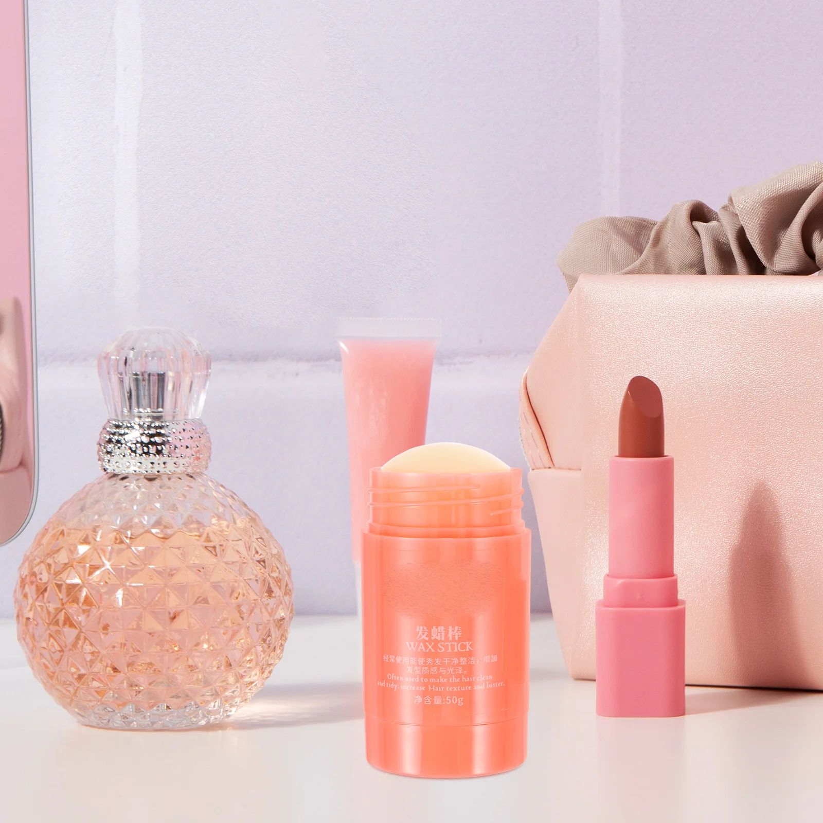 

Hair Wax Stick Modeling Tool for Men Women Long Lasting Hair Styling Frizz Control Wax Stick for