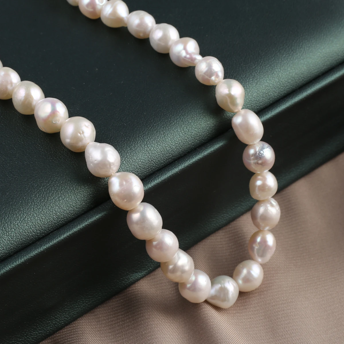 Natural Pearl Teardrop Beads Delicate Shape Elegant Appearance for DIY Jewelry Making Handmade Bracelet Necklace Length 36cm