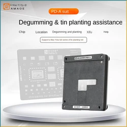 AMAOE PD-A Glue removal and Tin planting universal platform Stencil tin planting Mobile Phone Repair BGA Chip glue removal tools