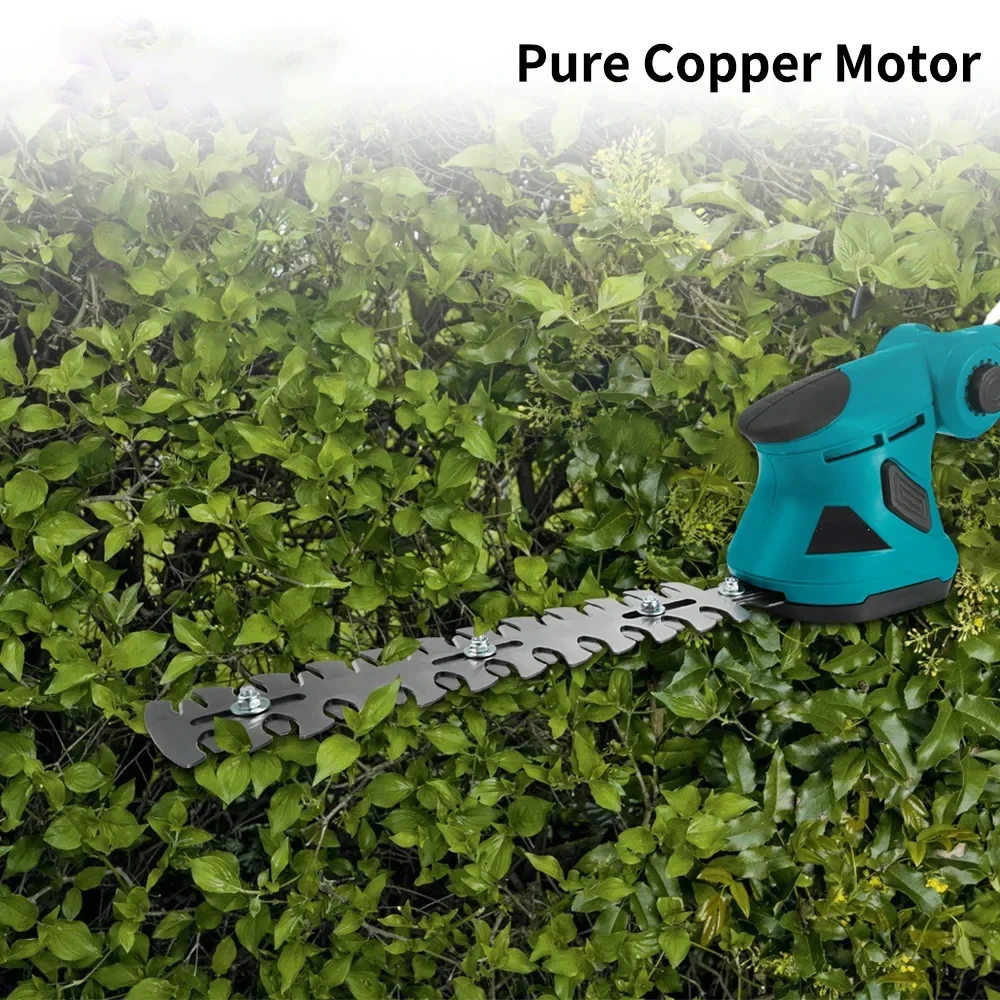 Cortasetos eléctrico inalámbrico de 18V para batería Mak, cabezal ajustable de 20000 RPM, cuchillas SK5, cortacésped de jardín, herramientas de corte de arbustos