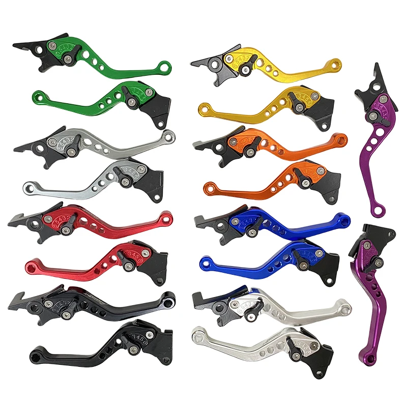 

Universal Motorcycle Clutch Brake levers Motorcycle Accessories Modified Horn Adjustable Hand Drum Lever GY6 Modification CNC