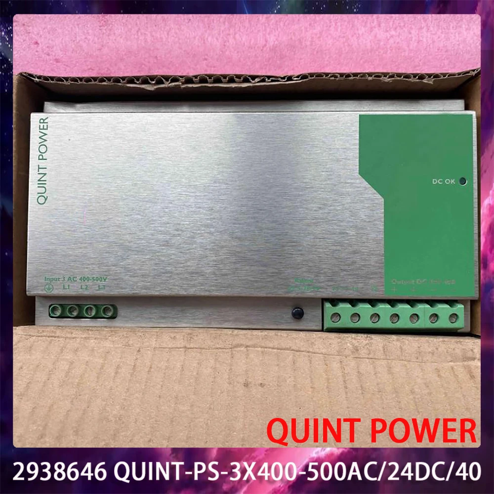 

2938646 QUINT-PS-3X400-500AC/24DC/40 Импульсный источник питания QUINT POWER 24 В постоянного тока/40 А