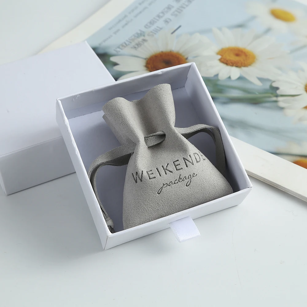 50 قطعة شعار شخصي مستحضرات التجميل ستوكات التعبئة والتغليف حقيبة الفطريات المفتوحة نمط الرباط تصميم حلوى الزفاف هدية كيس التخزين