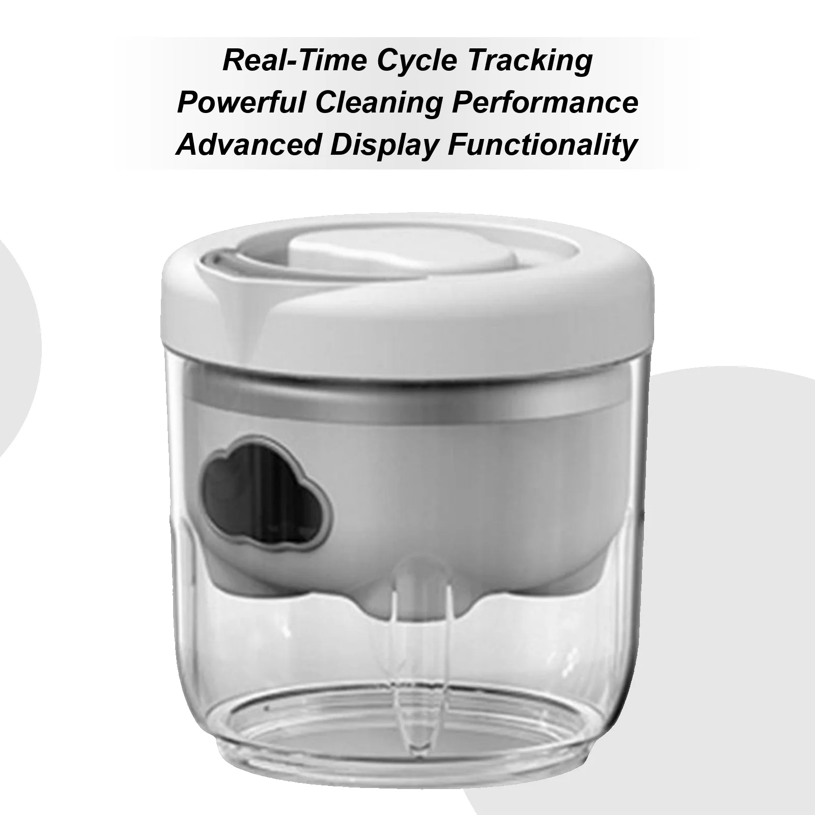 

Underwear Washing Machine 1.6L Rechargeable Clothing Washer Panty Washing Machine For Socks Delicate Fabrics Towels Laundry