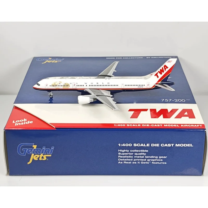 

GeminiJets литой под давлением масштаб 1/400 Universal Airlines B757-200 N725TW модель из сплава, коллекция игрушек, декоративные игрушки