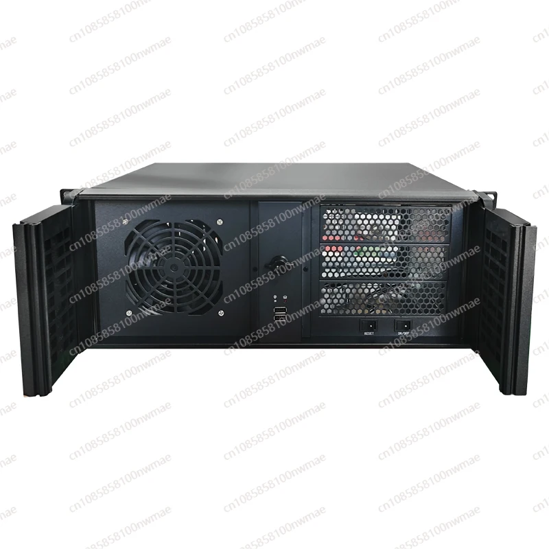 

4U industrial control chassis double door aluminum panel 3 optical drive ATX main board desktop power rack server host