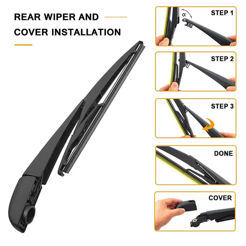 

A95E-20X For Toyota Rav4 2013-2017 Rear Wiper Arm Blade Set 85242-42040 Factory Replacement Accessories Parts