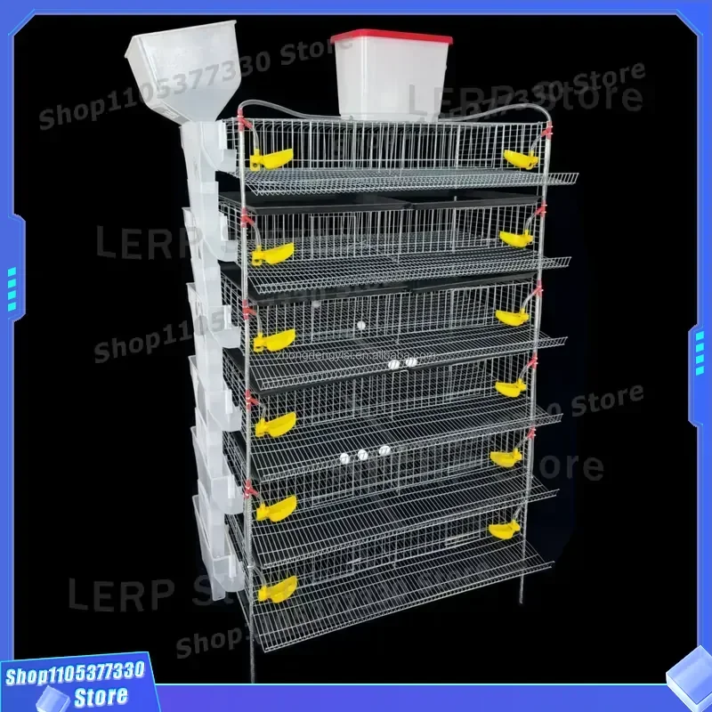 H Type Automatic Quail Cage Durable Layer Breeding Bird House for Chicken Egg Laying Poultry Farming Equipment High Quality