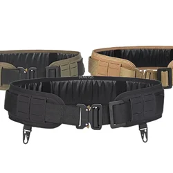 Outdoor Hunting Waistband Tactical Combat Training Girdle Adjustable Shooting Airsoft Paintball Molle Heavy Duty Waist Belts