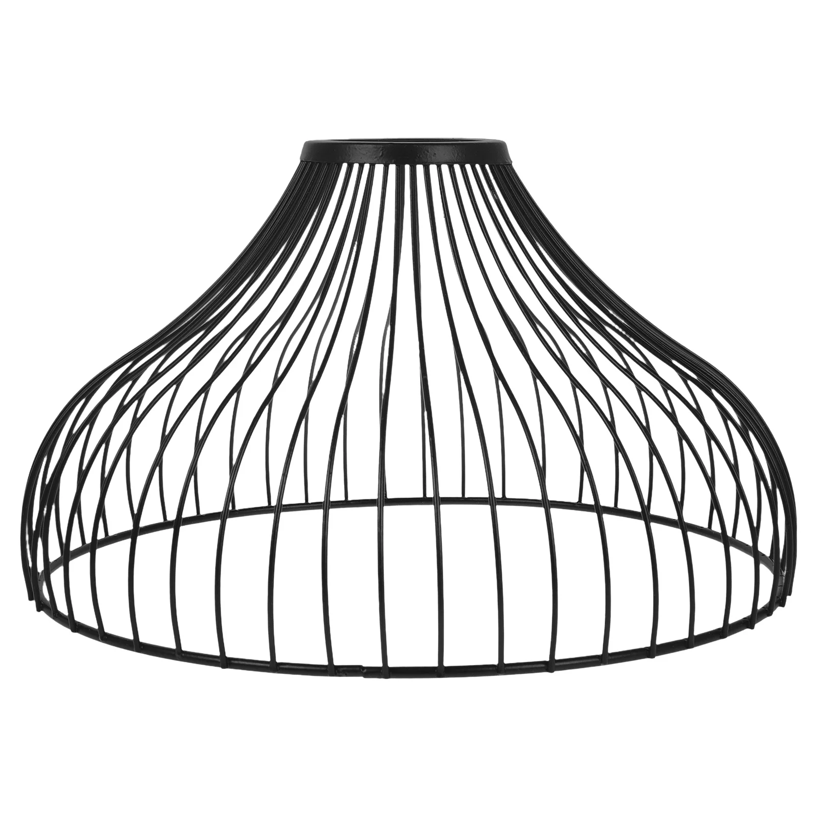 

Metal Cage Lamp Shade Modern Geometric Wire Mesh Pendant Light Cover For Home Tea Shop Decor Vintage Industrial Ceiling