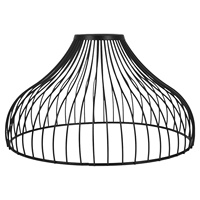 Metal Cage Lamp Shade Modern Geometric Wire Mesh Pendant Light Cover For Home Tea Shop Decor Vintage Industrial Ceiling