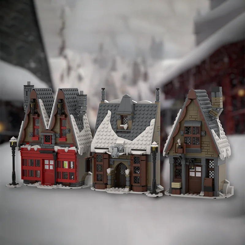 

Moc Magic World Средневековый оборотень Сундо-шутка Магазин огня Перил Магазин Строительные блоки Детский подарок на день рождения и Рождество