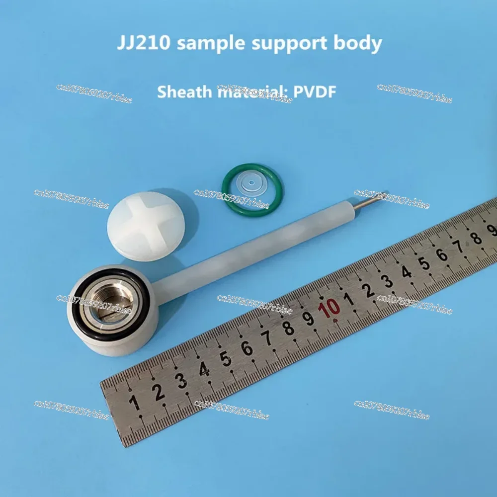 JJ210PVDF sample support body, interchangeable electrode holder, electrochemical sample holder, working area 1cm².