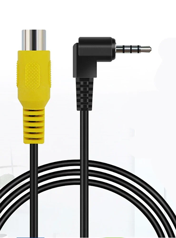 QXNY AV-In-Videokabel-Adapter, 2,5 mm AV-Buchse, Stecker auf Cinch-Buchse, Adapterkabel für GPS- und Rückkamera-Konverterkabel – Detail 2