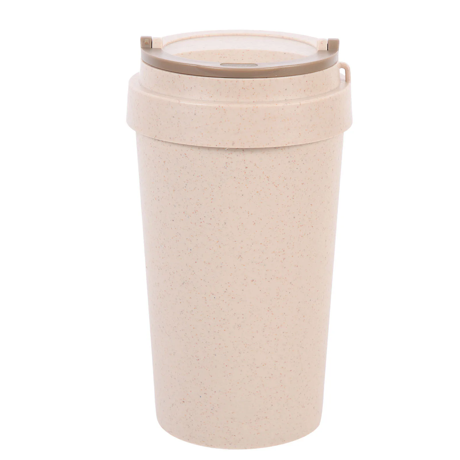 

Wheat Coffee Cups Insulated Leakproof Decorative Practical Heat Resistant Milk Storage Straw Holder Outdoor Safe