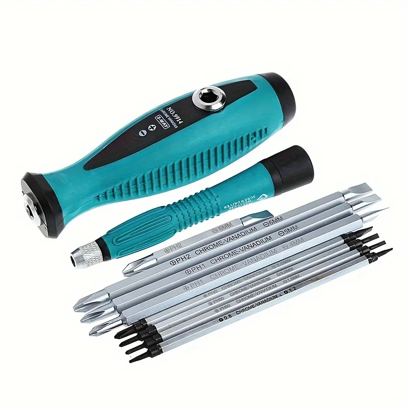 

10pcs Slit Sets Magnetic Screwdriver Repair Multi Function Multi Hand Tool Set
