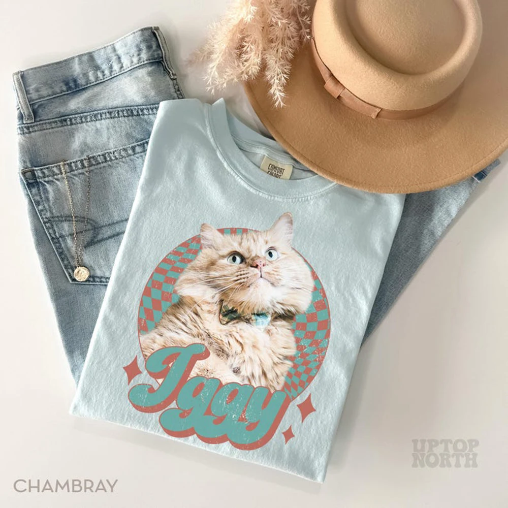 Cat Remembrance Gift Custom Cat Photo Shirt For Cat Lover Personalized Pet T Shirt With Photo