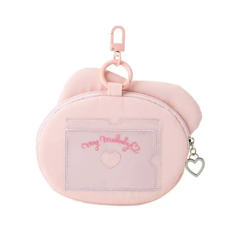Sanrio Hello Kitty Cinnamoroll My Melody Kuromi Cartoon Mini Coin Storage Bag Keychain Kawaii Portable Headphone Bag Gift - view 6