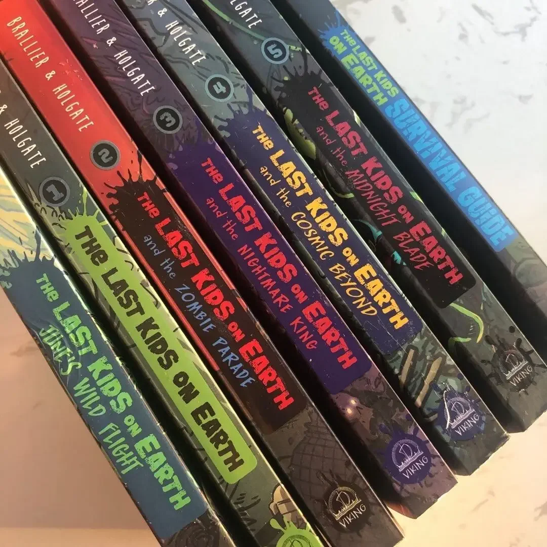 The Last Kids on Earth 7 Volumes of Fantasy Adventure Novels in English Books for Kids