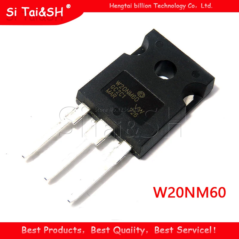 Si Tai&SH 5 pz/lotto W20NM60 STW20NM60 20N60 20A600V TO247 sistema dati