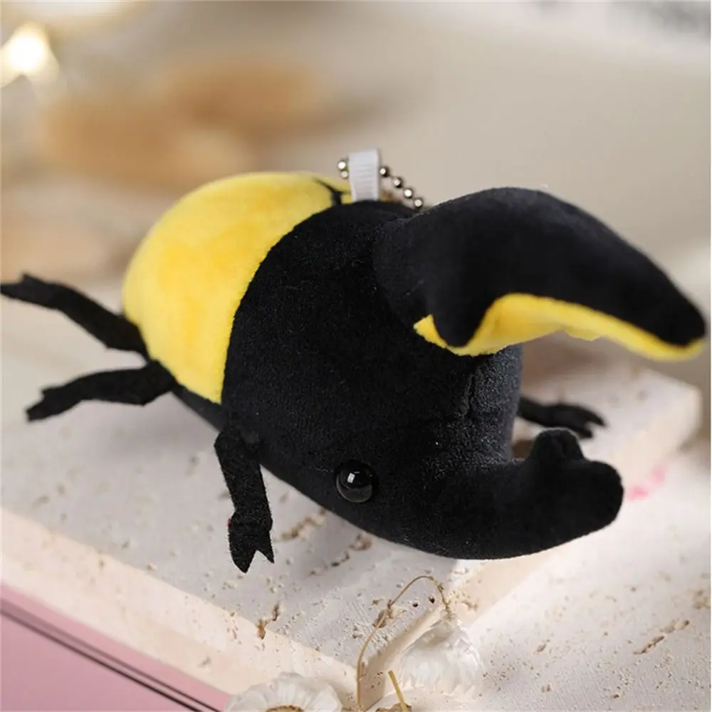 Christmas Gift Small Birthday Stuffed Doll Bag Pendant Beetle Plush Doll Insect Keychain Insect Pendant Insect Plush Keyring