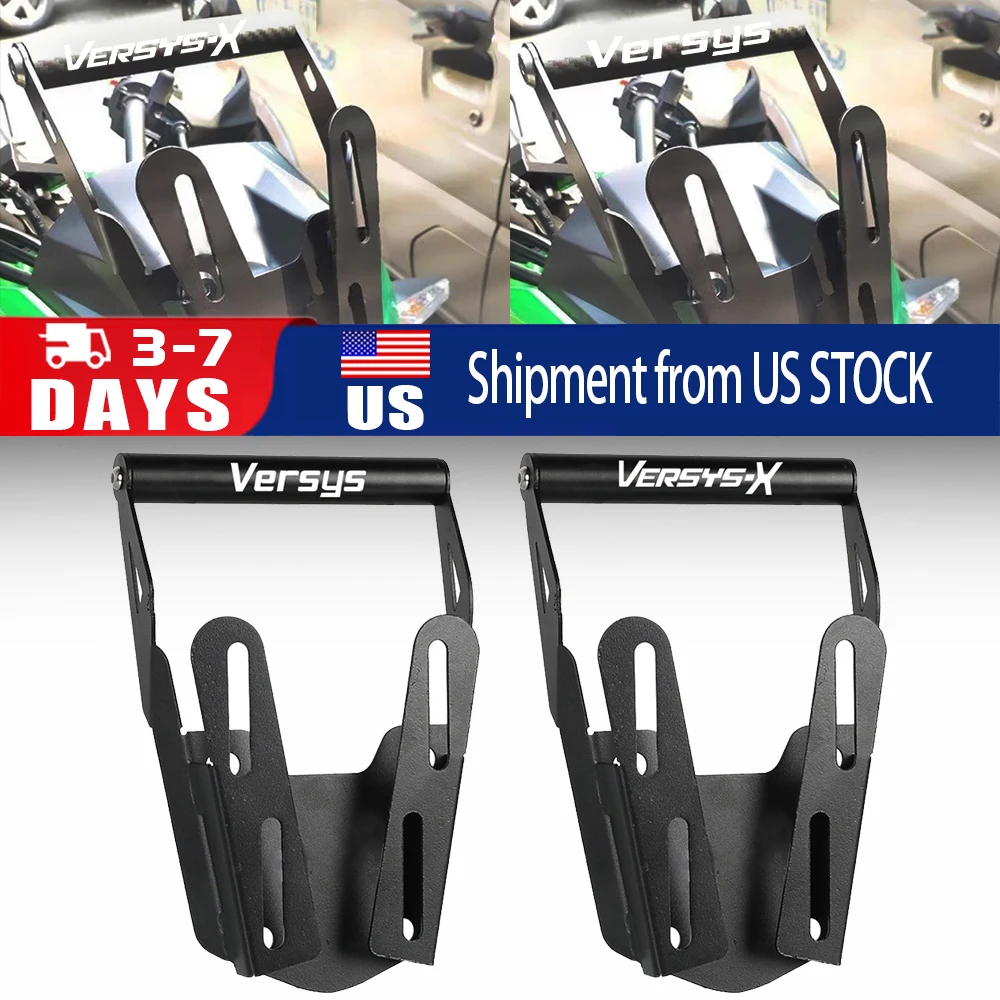 

Мотоцикл для Kawasaki VERSYS X300 X300 Versys-X 300, модифицированный навигационный кронштейн, GPS-телефон, подставка для лобового стекла 2017-2023 2022