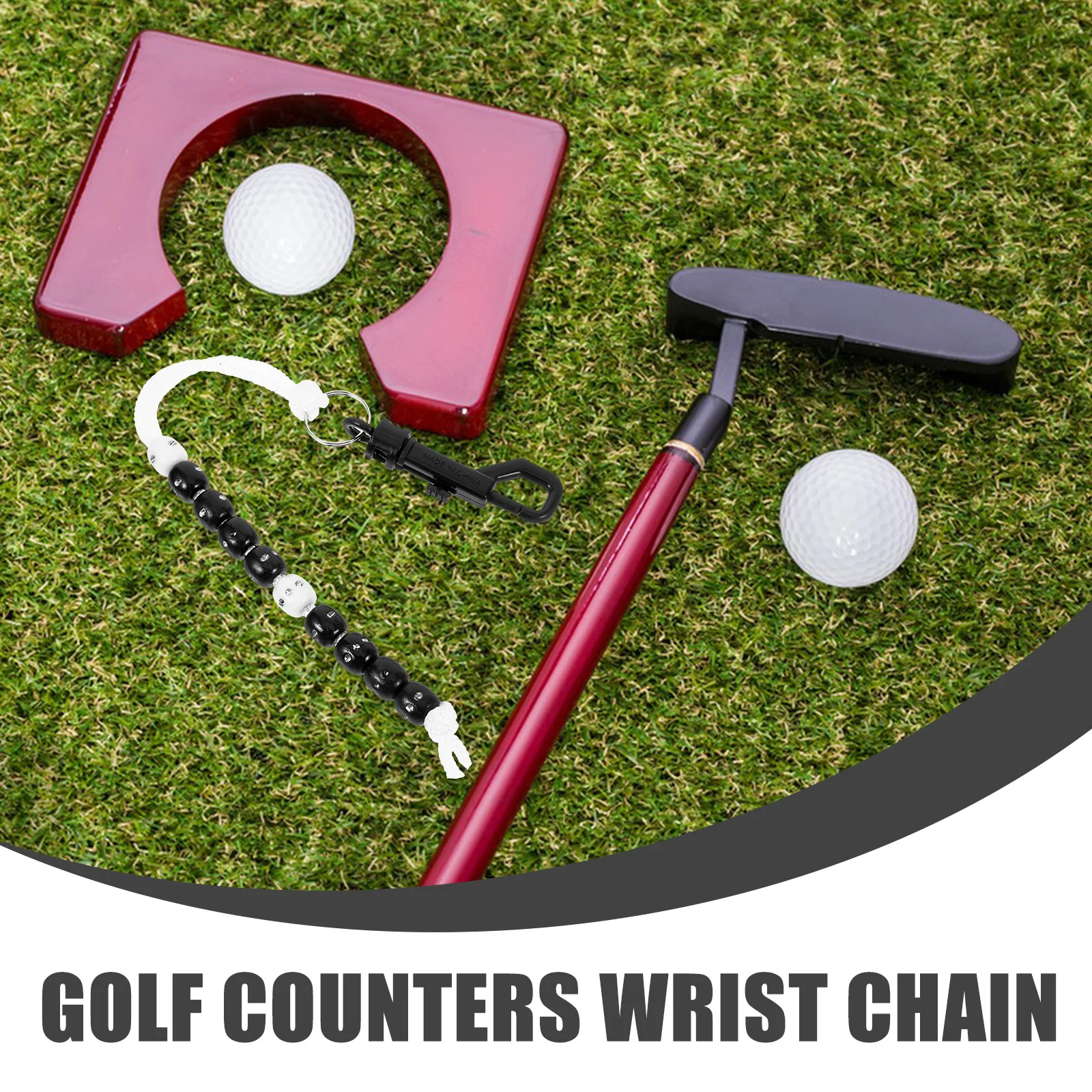 

Golf Counters Clicker Outdoor Scoring Bead Chain Buckle Design Easy Carry Golfing Supplies Golf Shot Counter Golfing Supplies