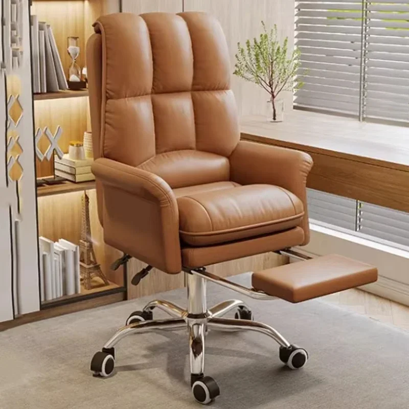 

Design Luxairy Executive Office Chair Accent Footrest Comfy Computer Office Chair Comfortable White Chaise De Bureaux Furniture