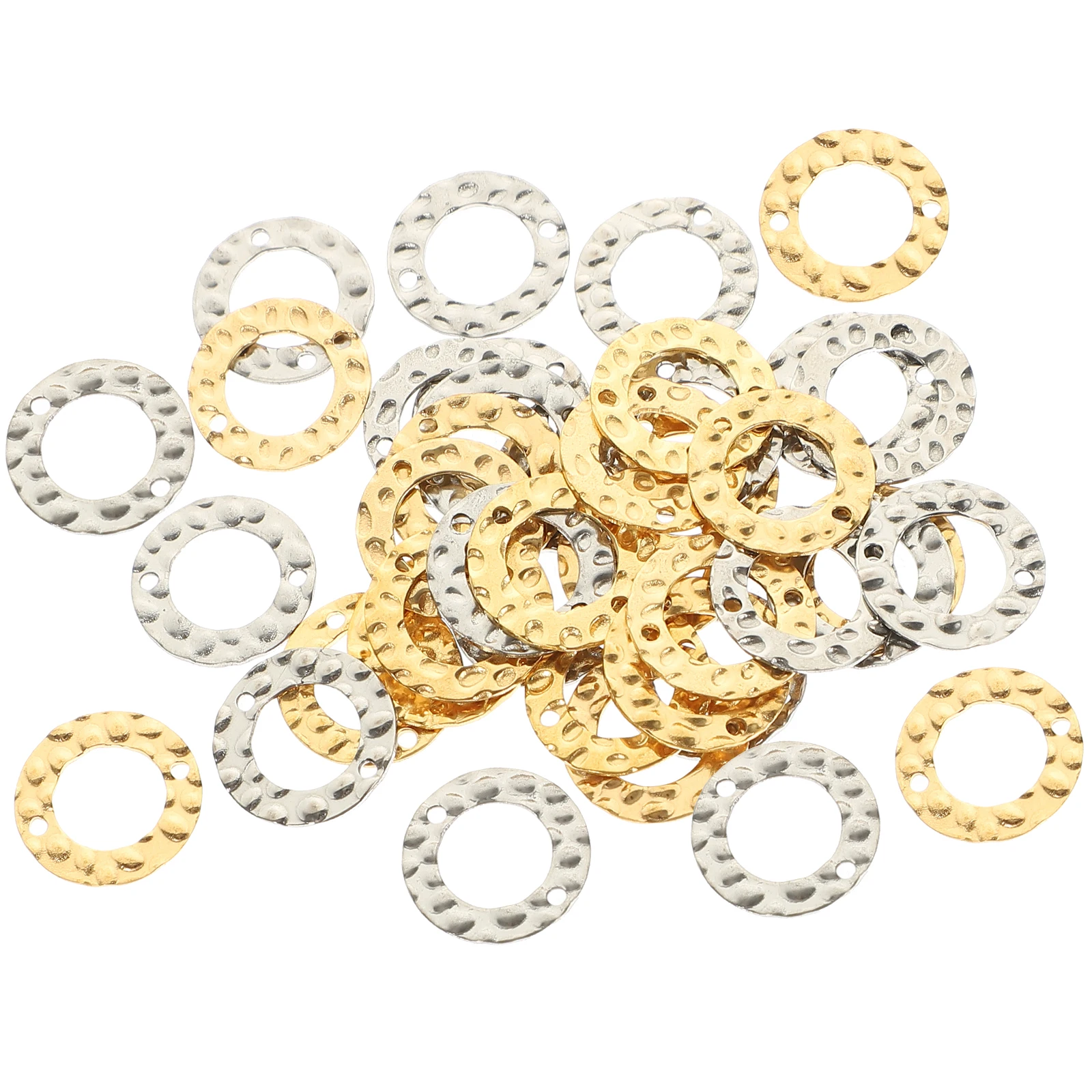 

40 шт. круглые ювелирные подвески из нержавеющей стали, подвески ручной работы, браслеты «сделай сам», ожерелье, аксессуары, украшения для поделок