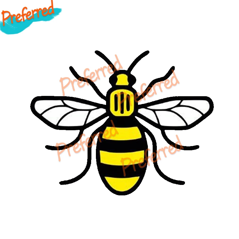 

Colour Manchester Bee Vinyl Decal Sticker Car, Van, Laptop Proud to be Mancunian
