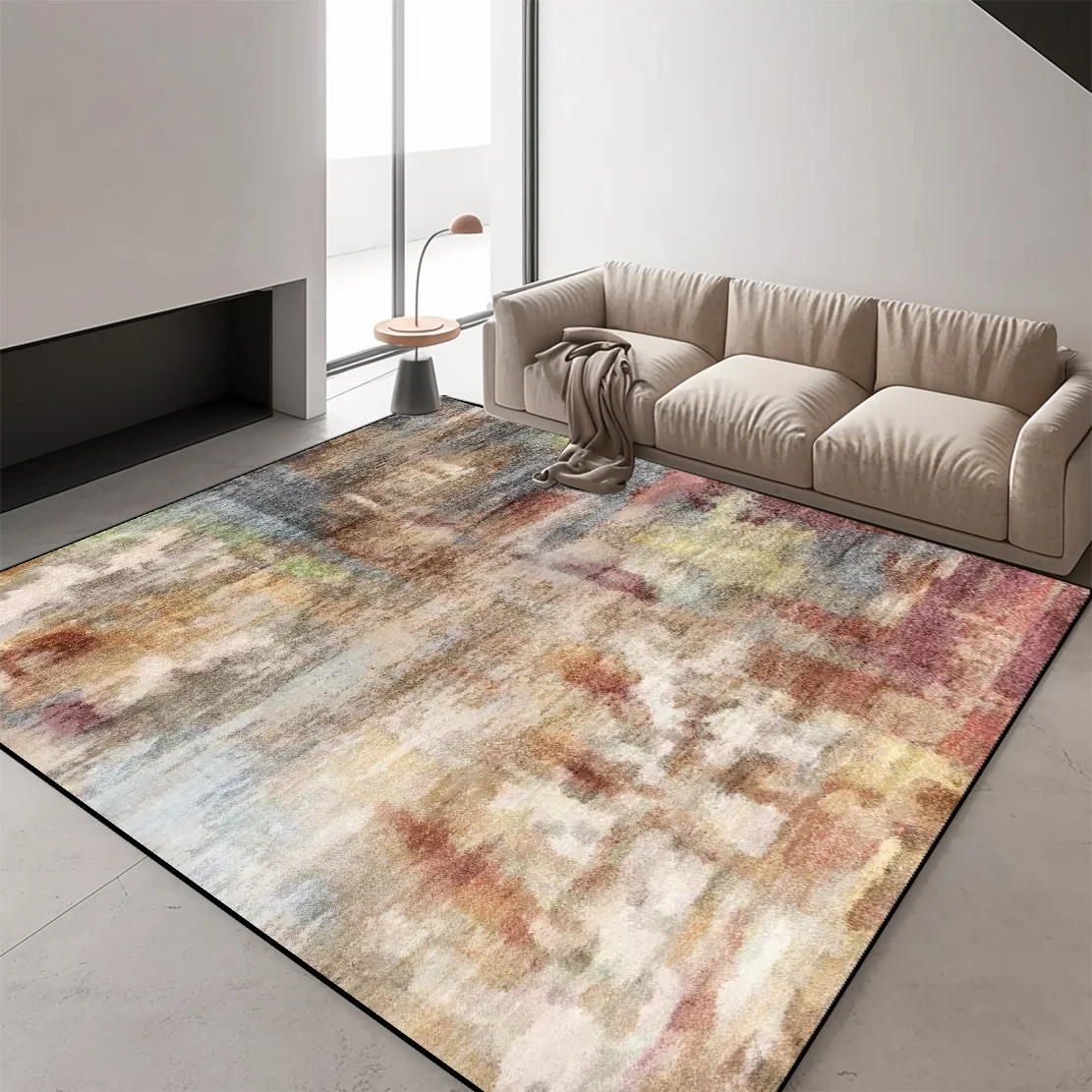 Modern Abstract Carpets for Living Room Nordic Style Lounge Rug 200x400cm Big Size Bedroom Carpet Non-slip Soft Mat for Children