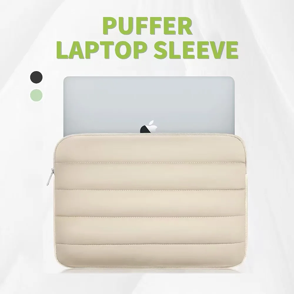 Waterproof New Puffy Laptop Sleeve 11" 13" 14" 15.6" for MacBook Air 15M2 2020 Air 13 A2337 M1 Pro 13 14 A2779 Pro16 A2780