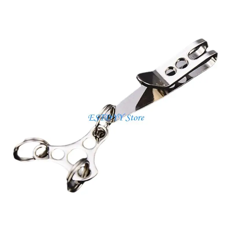 G6DE مقاومة للتآكل البناء المعدني تعليق كليب المفاتيح كيرينغ مفتاح حامل للمشي التخييم المعدات الصغيرة