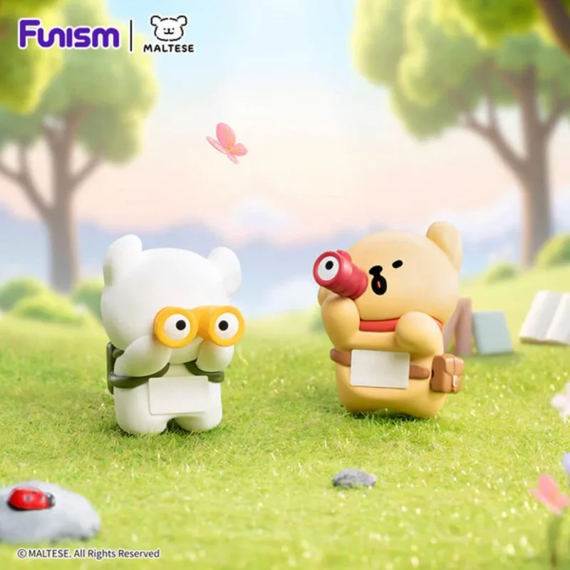 FUNISM Série PupSnap de Cães Maltês: Conjunto de Bonecos de Ação em Caixa Surpresa para Colecionadores – Presente Divertido de Aniversário