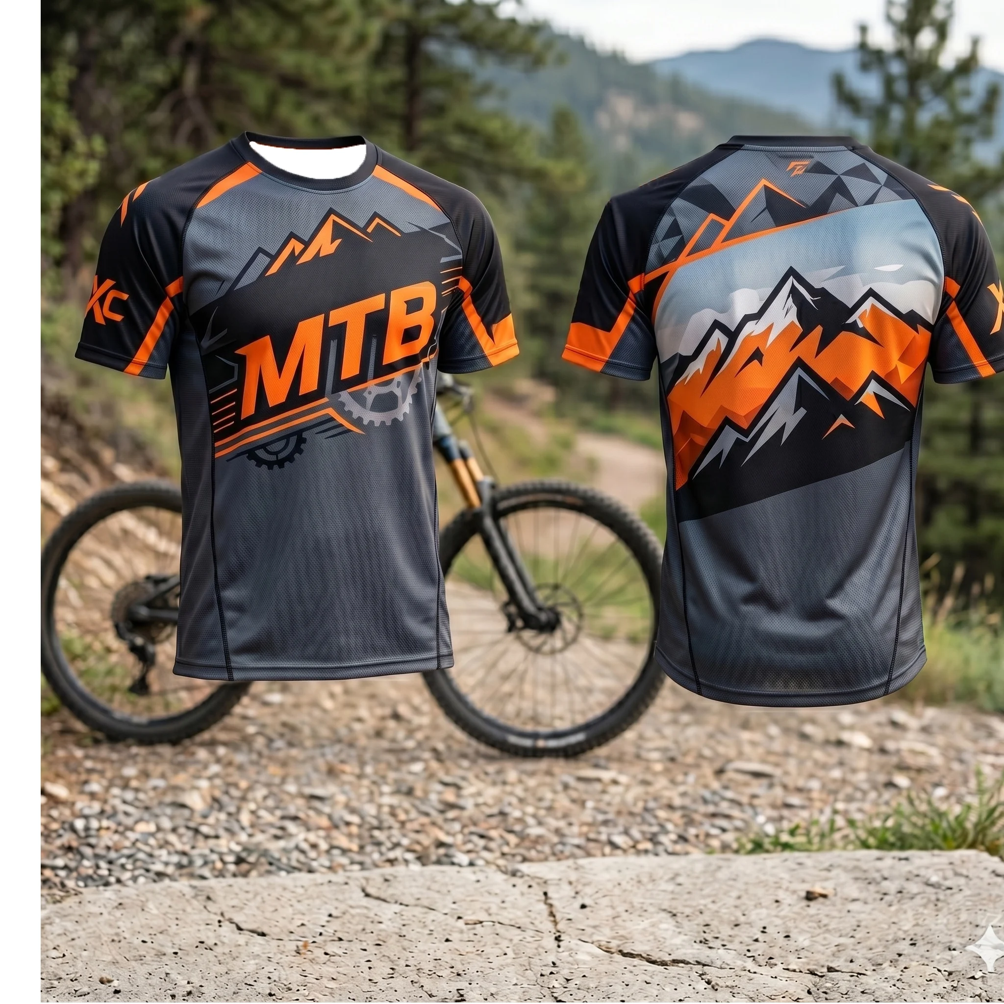 Family Men Breathable Mtb Mountain Enduro off Road Motocross Bike Jersey Cycling Top Riding Quick Dry Sports Top Cycling Top