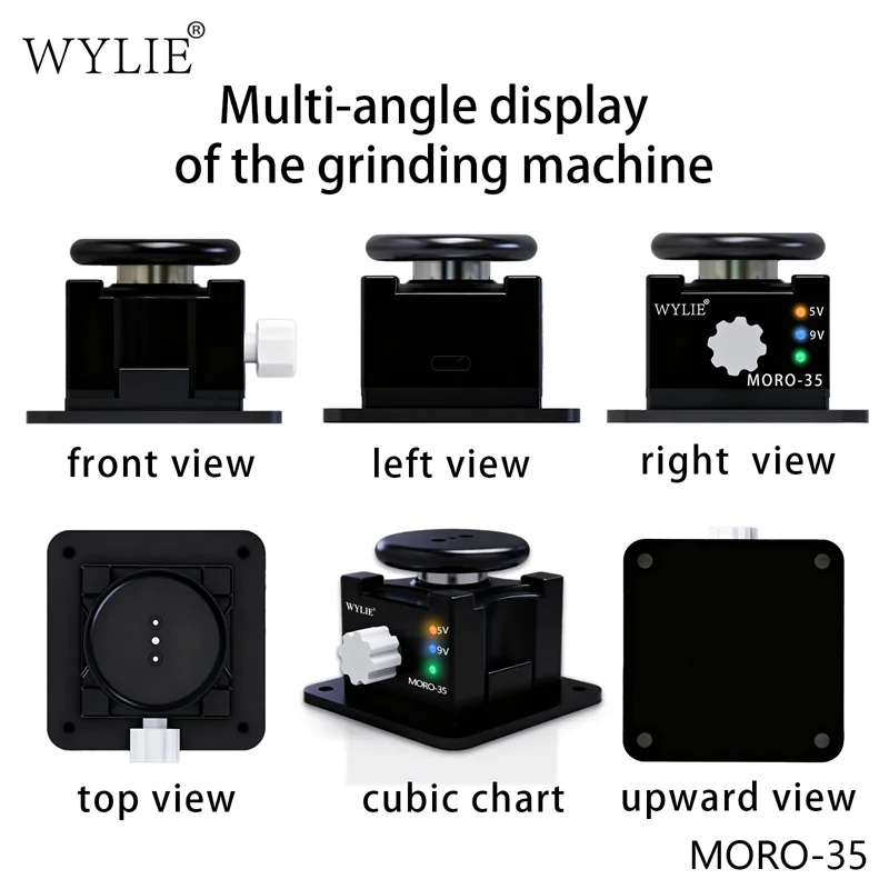 

WYLIE MORO-35 Hand Disc Polishing and Grinding Machine Electric Sharpening Machine Scissors Tweezers Blades Carving Knives Tool
