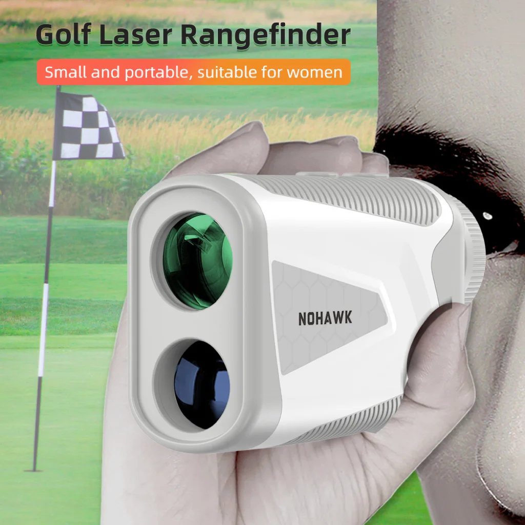 

New 600M Golf Mini Laser Rangefinder for Golfer Hunter Hunting 1000Yards With Flagpole Locking Slope Compensation 6X Monocular