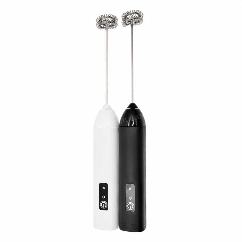 Egg Beater Electric Milk Frother Household Small Mixer Manual for Coffee Cappuccino Cream Frothy Blend Eggs Beater Kitchen Whisk