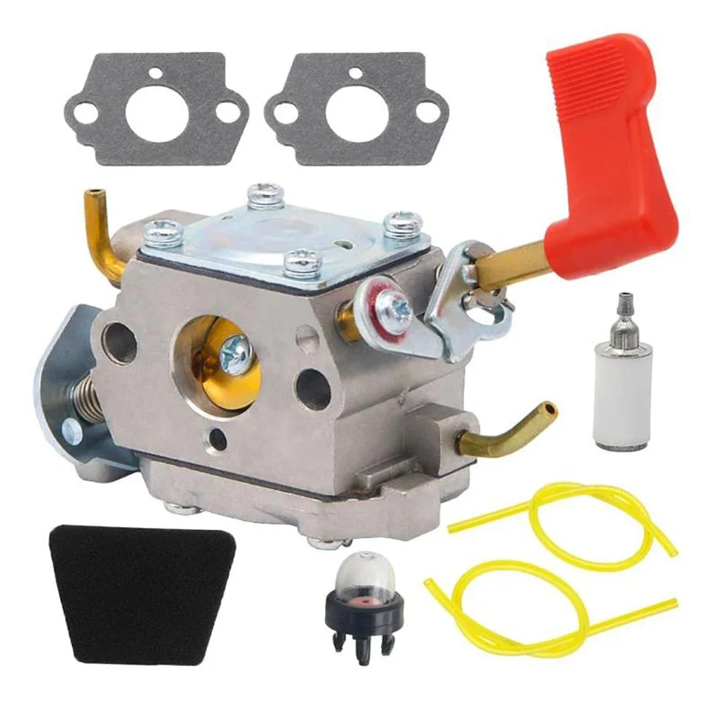 1Set Carburetor With Install The Washer/Fuel Lines C1U-W32 Carburetor 545006017 545030102 530039235 Garden Mechanical Trimmer