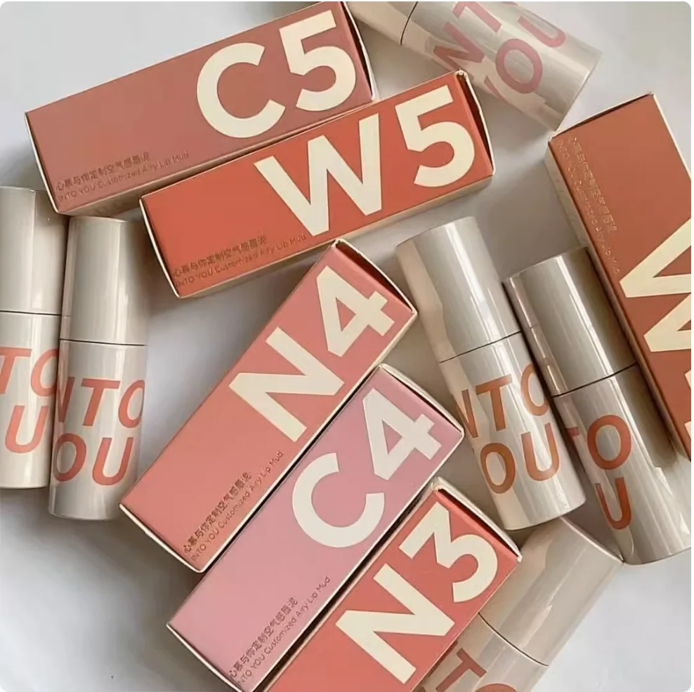 Into You – teinte à lèvres Air, boue W6, couleur nue, pâte de haricots Durable, mat, maquillage authentique Original