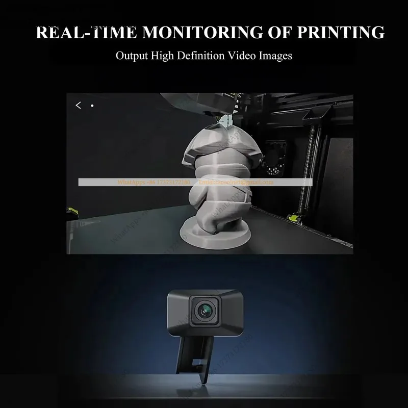 AI Camera HD Intelligent Assistant Real Time Viewing Lapse Filming Accessory for K1 Max K1 K1C K1 SE 3D Printer