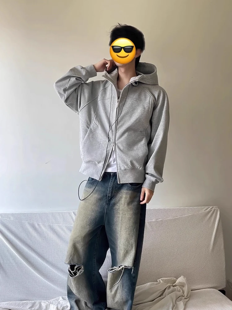 

American Deconstructed ort Hoodie Jaet Men's Autumn Trendy Brand High-End Heavyweight Hardwearing Casual Top