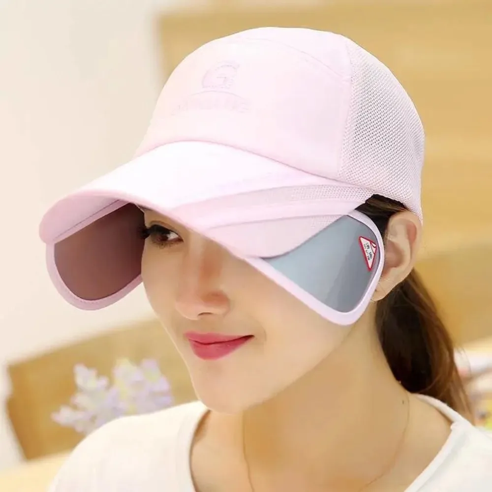 Mesh Breathable Stretchable Widen Brim Hat Waterproof Quick-drying Long Visor Baseball Cap UV Protection Lightweight