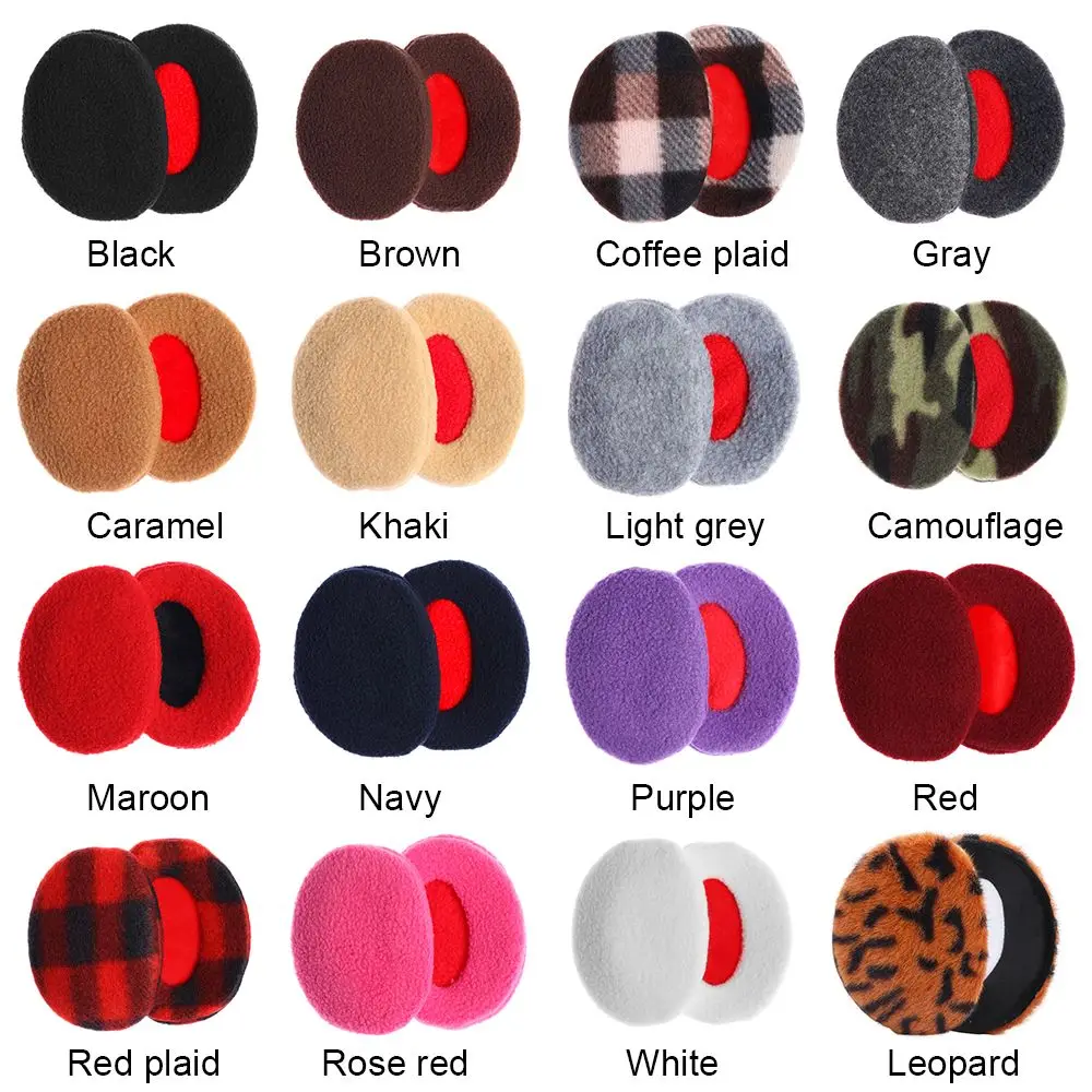 الرجال النساء يندبروف سدادات حماية الأذن شتاء دافئ بدون شريط تدفئة الأذن تدفئة الأذن غطاء للأذنين #5