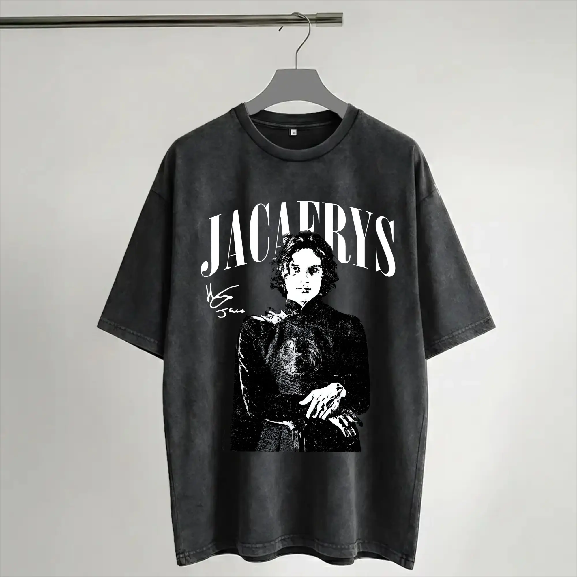 Jacaerys-Velaryon Houses of the Dragons Accessories Washed T Shirt for Men Women Streetwear T-Shirt Graphic Printed  Tees Tops