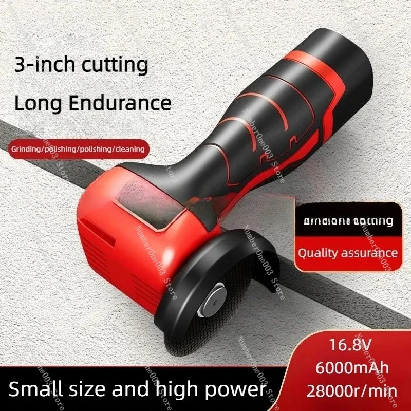 

16.8V Angle Grinder 28000RPM Rechargeable Grinding Tool Cordless Polishing Machine Diamond Cut Grinder Electric Tool