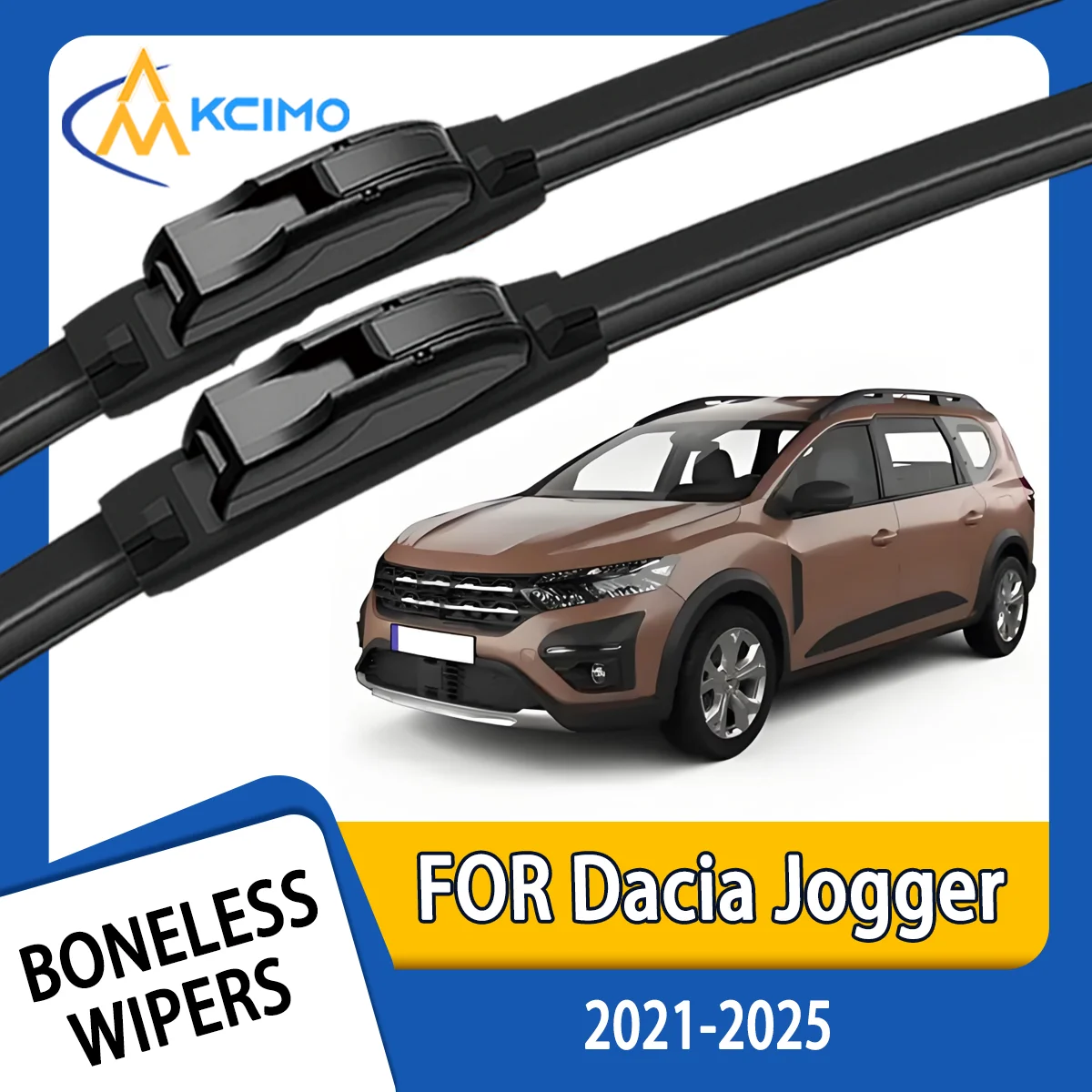 

KCIMO 2PCS New Front Windshield Wiper Blade for Dacia Jogger 2021-2025 Front Windshield Auto Wipers Blade Accessories 2025 2024