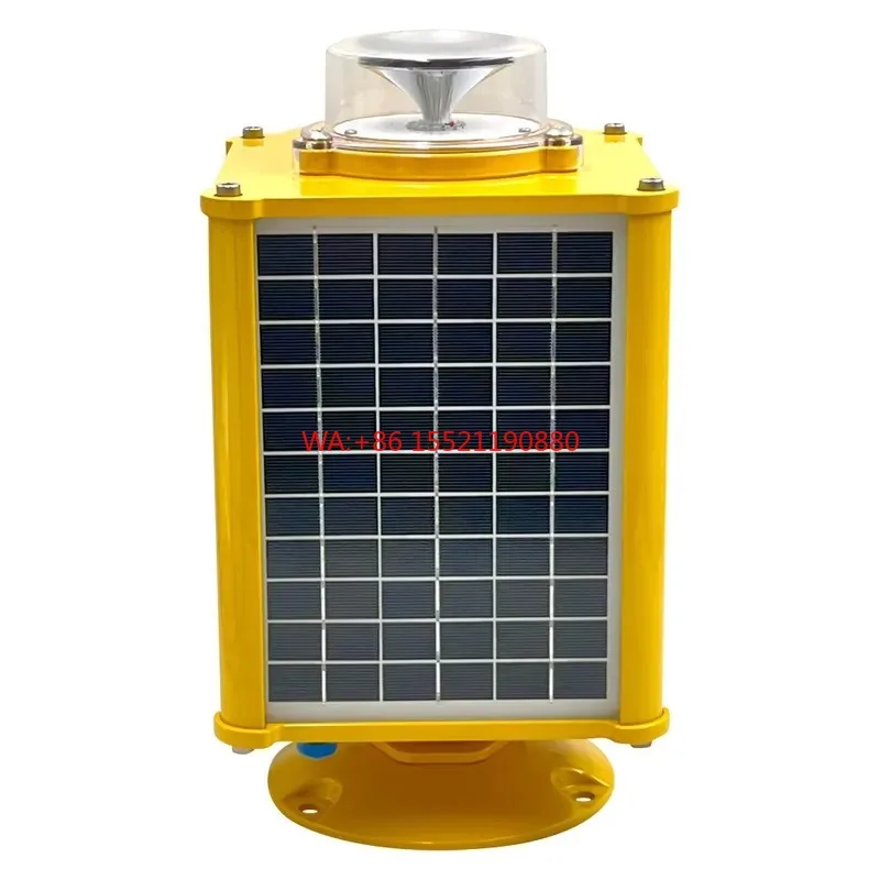 wmwmnu for GS-JC/RK Solar Runway Threshold End Light 20km Wireless Remote Control Solar Lamp for Airport Heliport