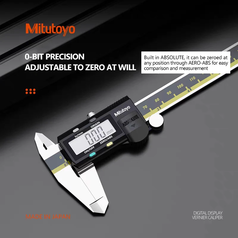 Mitutoyo Digital Caliper LCD Vernier Calipers 6inch 150mm 500-196-30 200mm 300mm Caliper Measuring Tools Stainless Steel