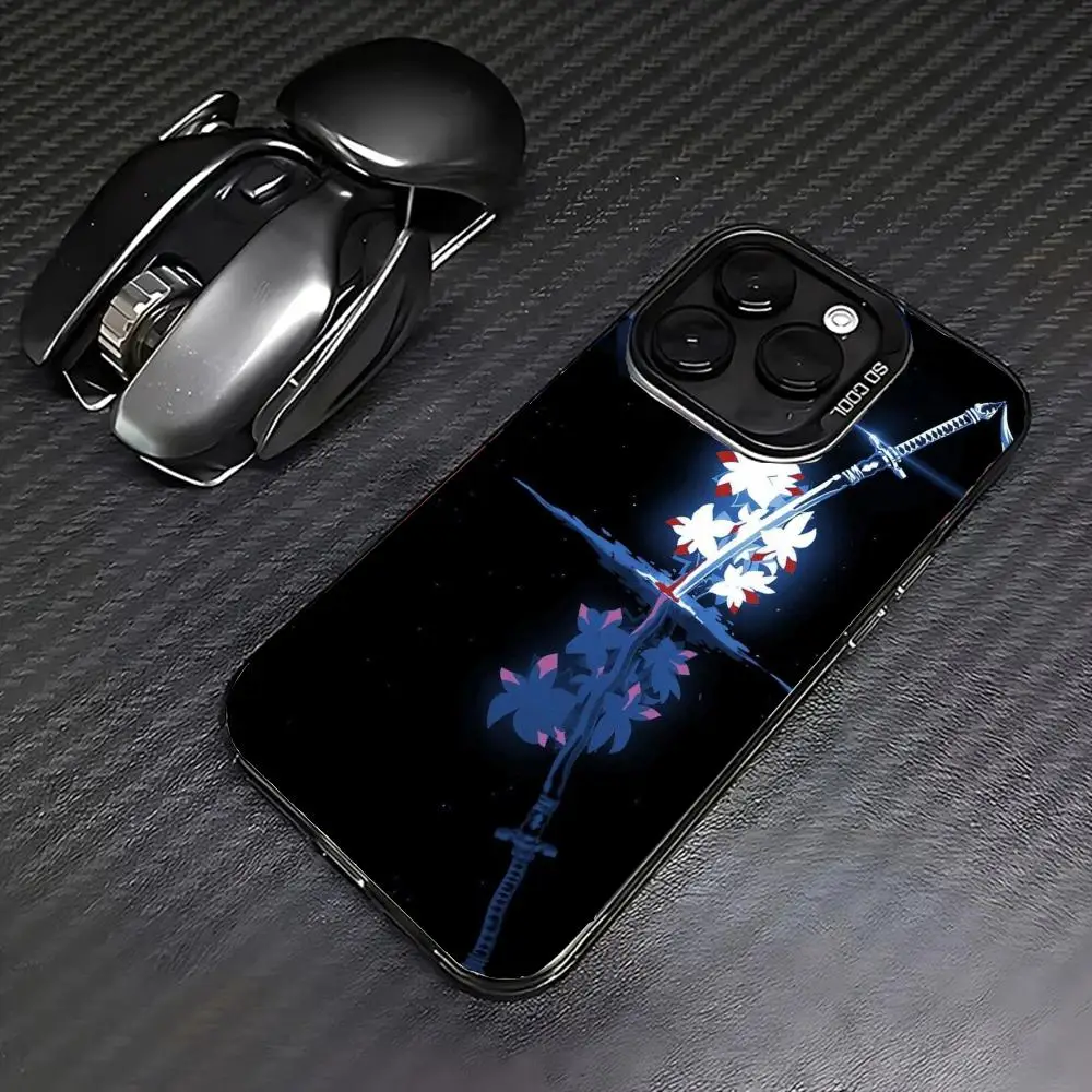 

Sword and Flower Phone Case case for iPhone17 16 15 14 13 12 11 Pro/ Max/Plus shock-proof rear cover anti-fingerprint